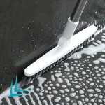 1PC Bathroom Floor Brush 88.5CM 34.8INCH Rotating Scrub Brush Hard Bristle Scrub Brush Long Handle Bathroom Tub And Tile Cleanin