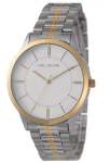 Gents Two-tone Metal Strap White Dial Watch