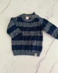 H&m Blue Striped Knitted Jersey 4 6M