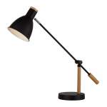 Tai Table Lamp Metal And Wood Black Pink - Pink