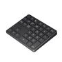 Dual Mode Wireless Numeric Keypad With 300MAH Rechargeable Battery