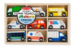 Wooden Town Vehicles Set