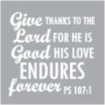 Stencil Give Thanks