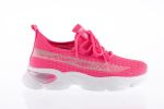 3-STARS Authentic Sport Women's Memory Foam San Diego Sneakers-pink Fusia