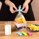 10PCS Multi-use Food Sealing Clips - Moisture-proof & Freshness Preserving For Bread Snack Bags & More - Kitchen Organization Es