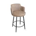 Alex Swivel Bar Chair Buffalo Grey - Large Grey