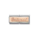 Classic Rose Gold Bridesmaid Double Link