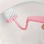 V-Shaped Toilet Brush - Small Corner Cleaning Brush Household Bathroom Artifact Wall-Hanging Manual Power For Toilet Cleaning