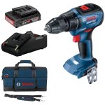 Bosch - Cordless Impact Drill 18V With 2AH Battery Charger & Toolbag
