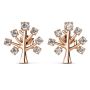 DESTINY Evie Tree Of Life Earrings With Swarovski Crystals