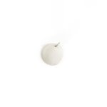 Disc Pendant Charm In Silver - 15MM