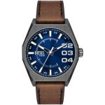 Diesel Scraper Three-hand Gunmetal Stainless Steel Men's Watch DZ2189