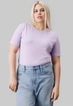 Calvin Klein Plus Ck Embro Badge Regular Tee - Pastel Lilac