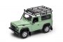Welly Nex 1:24 Land Rover Defender W/ Roof Rack & Snorkel Light Green
