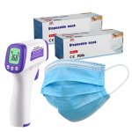 Thermometer + 100 X 3-PLY Bundle