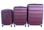 3 Piece Hard Outer Shell Luggage Set - Applegreen