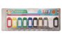- Key Rack With 10 Assorted Coloured Key Tags - Key Organiser