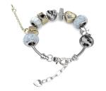 DESTINY Mylady Charm Bracelet Embellished With Swarovski Crystals-available In 3 Colours - Blue