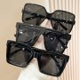 Large Square Fashion Fashion Glasses For Women Men Black Fashion Anti Glare Sun Shades For Driving Beach Travel