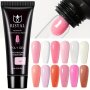 1PC 15ML Color Poly Nail Gel Extension Glue For Nail Enhancement Nail Art Designs Long Lasting And Easy To Use Salon Manicure Builder Gel