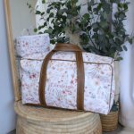 Travel Bag Hospital Bag Duffel Bag Soft Boho Floral