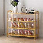 4 Tier Bamboo Shoe Rack