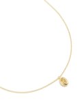 Goldair Gold Plated Brass Citrine November Birthstone Necklace