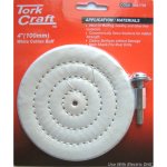 Tork Craft Cotton Buff 100MMX6MM Shaft