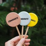 Message Lollipop - Assorted - Congrats