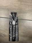 Leopard Print Suspenders
