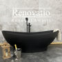 Renovatio Midnight Quartz Freestanding Bath