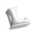 A3 - 925 Sterling Silver A-z Letter Initial European Charm Bead - L C6525