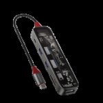 Promate 7-IN-1 Slim Usb-c Hub 100W Power
