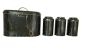 White Bread Bin + 3 Piece Canister Set