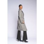 Check Tie Coat
