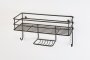 Shower Caddy Shelf Basket Steelcraft Black W32CMXD12CMXH17CM