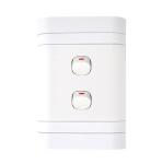 Lesco Flush Cover With 2 Lever 2 Way Switch