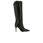 Knee High Stiletto Boots -black