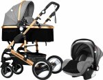Belecoo Q3 3 In 1 Travel System Grey