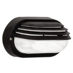 Riddick Outdoor Bulkhead Light With Clear Glass - White