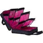 Beauty Make-up Bag Quilted Sleeves Organiser Black Empty