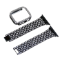 Full Diamond Strap & No Glass Case Compatible With Apple Watch -S10 46MM