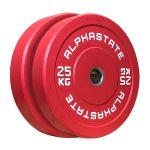 Alphastate Colour Bumper Plates - 2X 25KG
