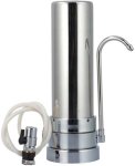 Stainless Steel Counter-top Unit With Carbon Block Filter Carbon Filter Cartridge