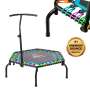 New Dynamic Bounce Turquoise Mc Studio Jleg Hex Rebounder MINI Trampoline Spring Free Bungee With Handle