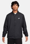 Nike Club Coaches Jacket - Black white