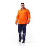 Sabs Marked – D59 Flame Retardant Orange Conti Pants With Reflective – Sans 434 Sans 1387-4