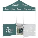 Ovation Sublimated Gazebo 2M 2M 3 Half-wall Skins