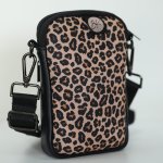 Neoprene Cellphone Bag - Leopard Love