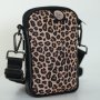 Neoprene Cellphone Bag - Leopard Love